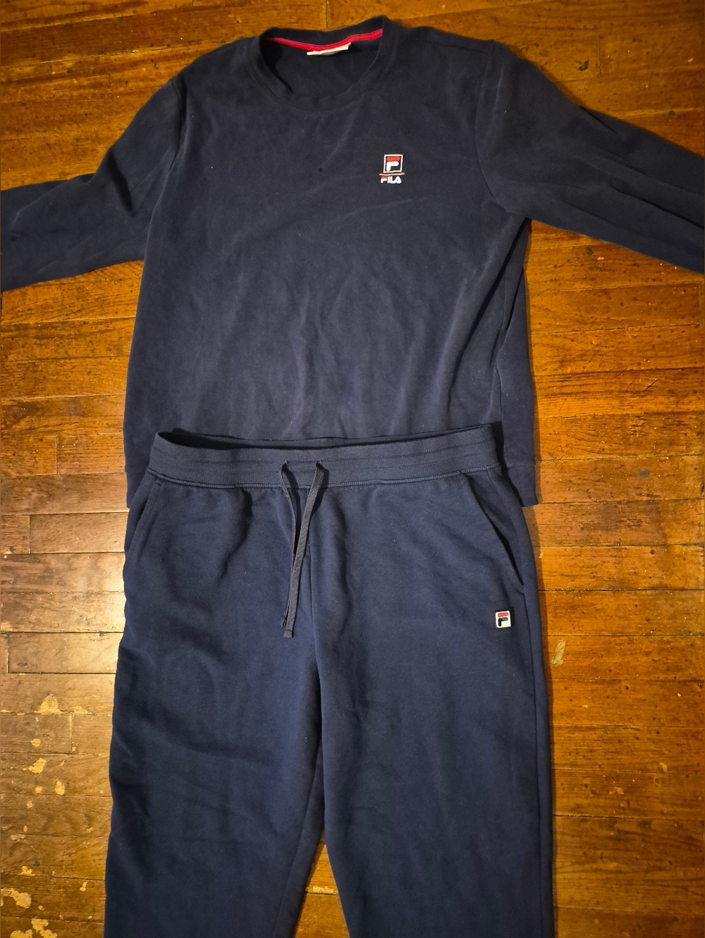 Fila Mens Sz XL Blue Sweatsuit